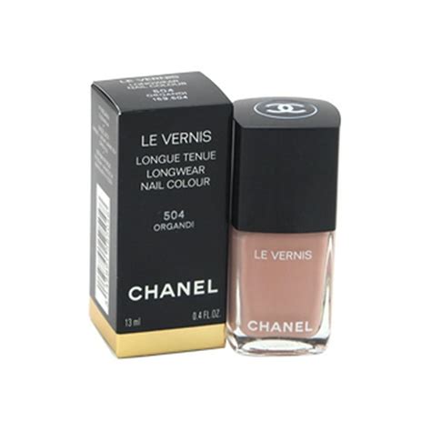 chanel 504 organdi|Chanel Le Vernis Longwear Nail Colours in Ballerina, .